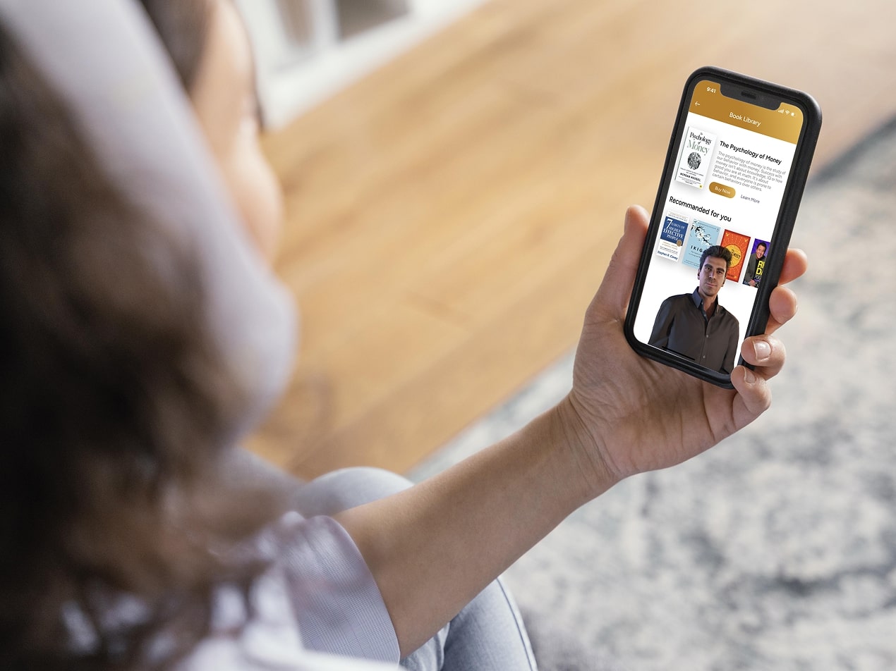 Turning Audiobooks Into Interactive Learning Journeys background